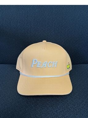 2026 Masters Tournament Peach Rope Hat Cap Augusta National NEW WITH TAGS